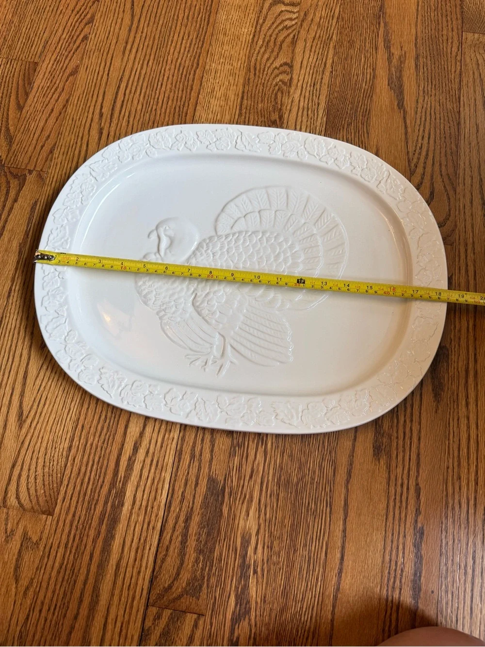 Martha Stewart turkey serving plate